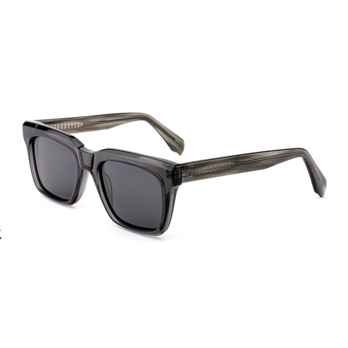 Damen modische Sonnenbrille im eleganten Rechteckdesign mit robustem Rahmen und UV-Schutz Brehn