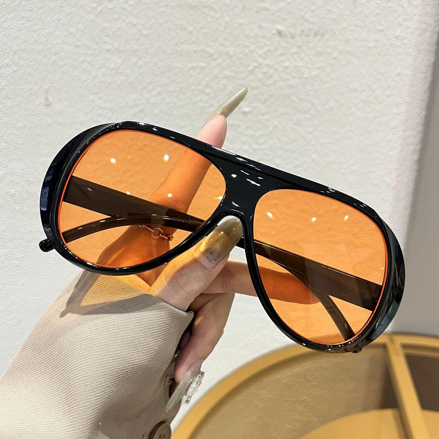 Sportliche Übergroße Schildbrille Brehn