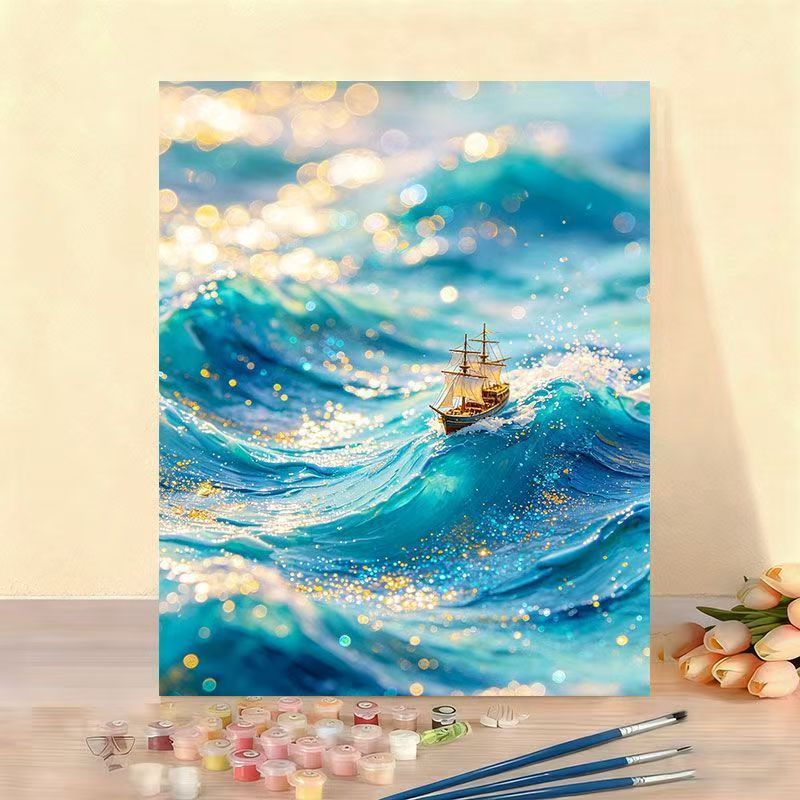 DIY Ocean Wave Malset Brehn