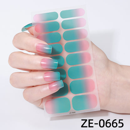 Gradient Ombre Nagel Wraps