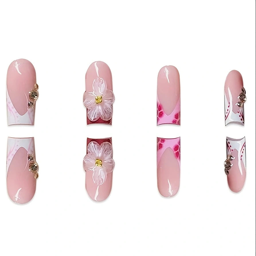 Blumen 3D Nagelkunst Verzierungen Brehn