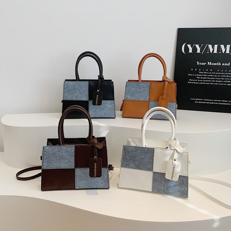 Geometrisch Muster Handtasche Brehn