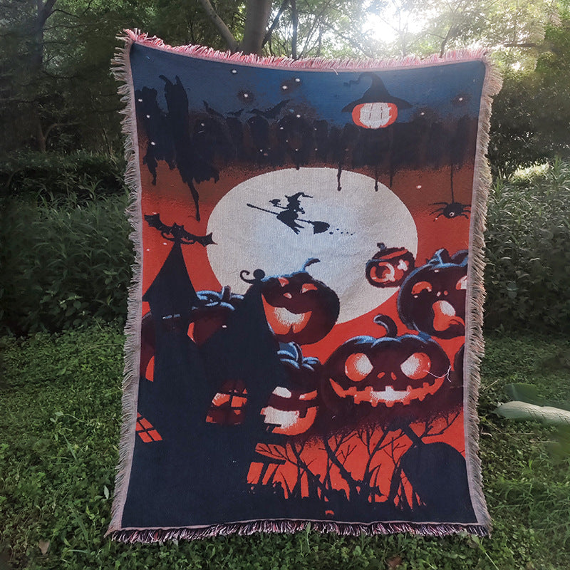 Halloween-Themen Wandteppichdecke