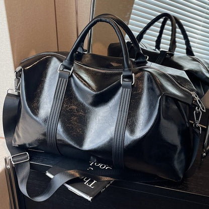 Premium Leder Reise-Duffel