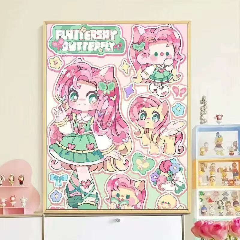 Niedliche Fantasy-Charakter Wandkunst Brehn