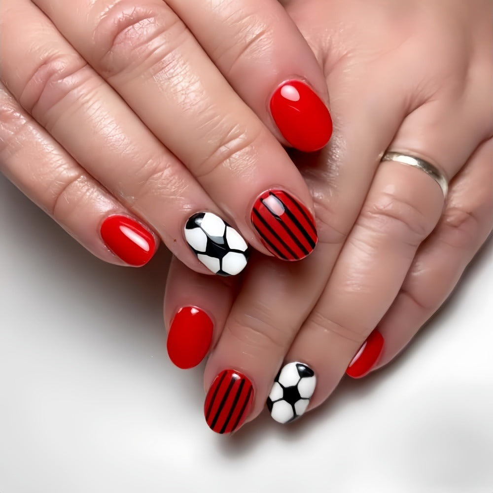 Kreative Fußball-Nageldesigns Brehn