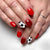 Kreative Fußball-Nageldesigns Brehn