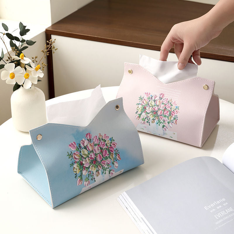 Dekorativer Blumenmuster-Gewebe-Boxabdeckung Brehn