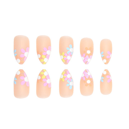 Blumenmuster Press-on Nagelset Brehn