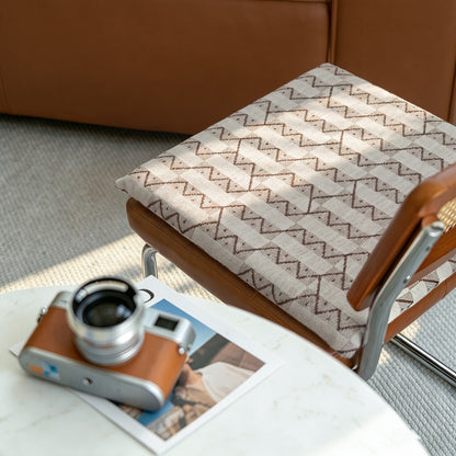 Bequeme Stuhlkissen mit modernem Chevron-Muster