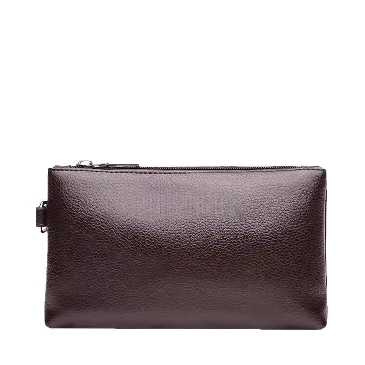 Premium Leder Reißverschlusstasche Brehn
