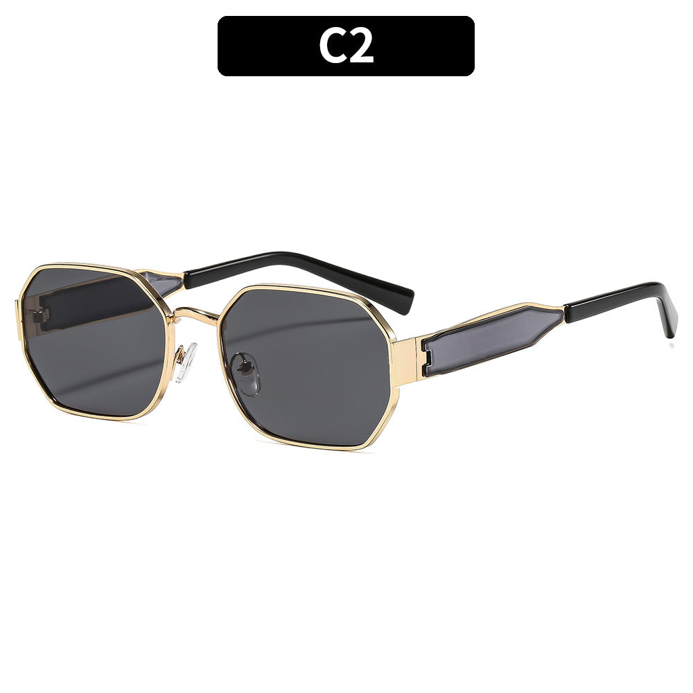 Stylische hexagonale Rahmen-Sonnenbrille