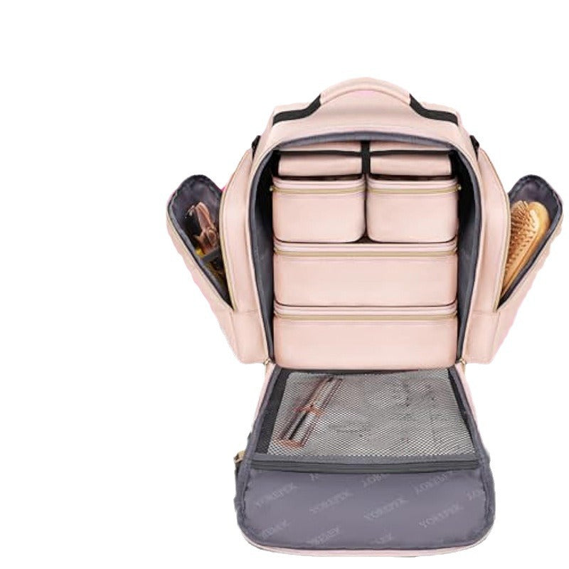 Kosmetik-Organizer-Rucksack mit Praktischem Fächerdesign Brehn
