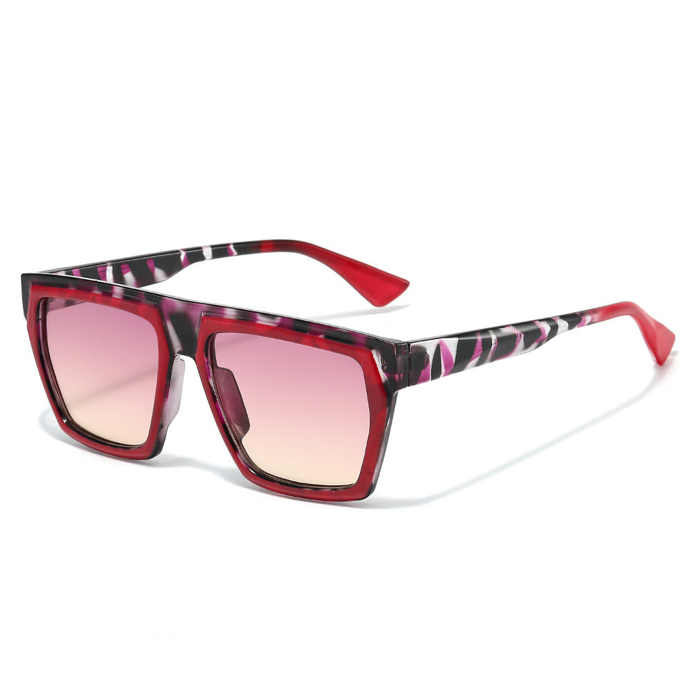 Chic Übergroße Geometrische Rahmen Sonnenbrille Brehn