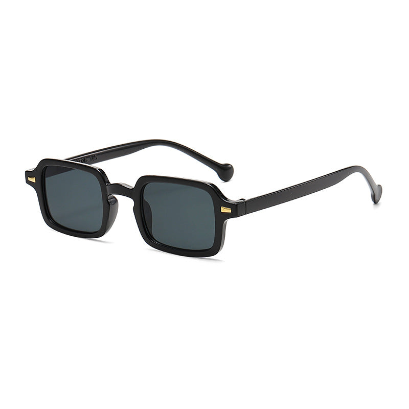 Damen geometrische Sonnenbrille mit trendigem Animal-Print Brehn