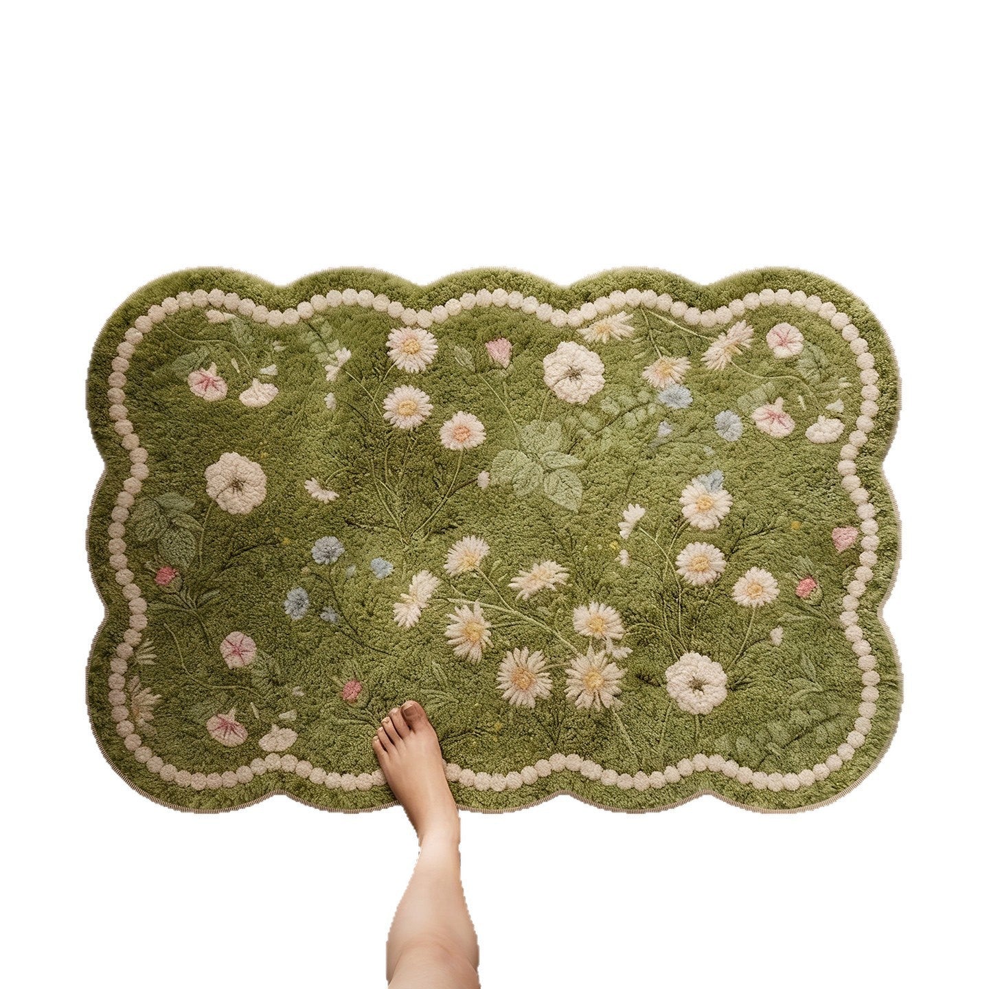 Blumenmuster Teppich Brehn