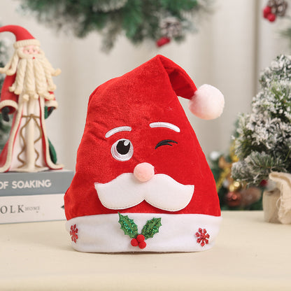 Festlicher Weihnachtsmann-Hut mit Rentierohren Brehn