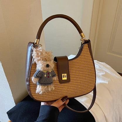 Gewebte Schultertasche