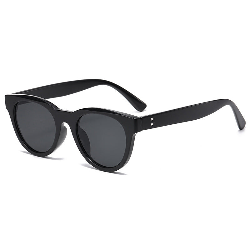 Damen Modische Oversized-Sonnenbrille im eleganten, geschwungenen Design Brehn
