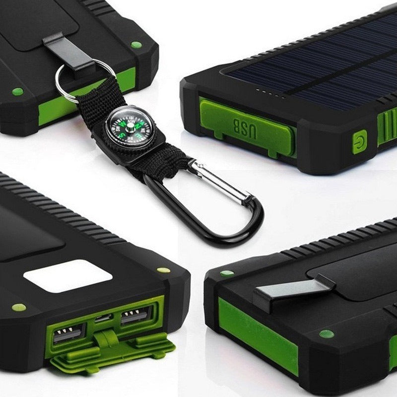 Solar Powerbank mit Hoher Ladeeffizienz und Robustem Gehäuse Brehn