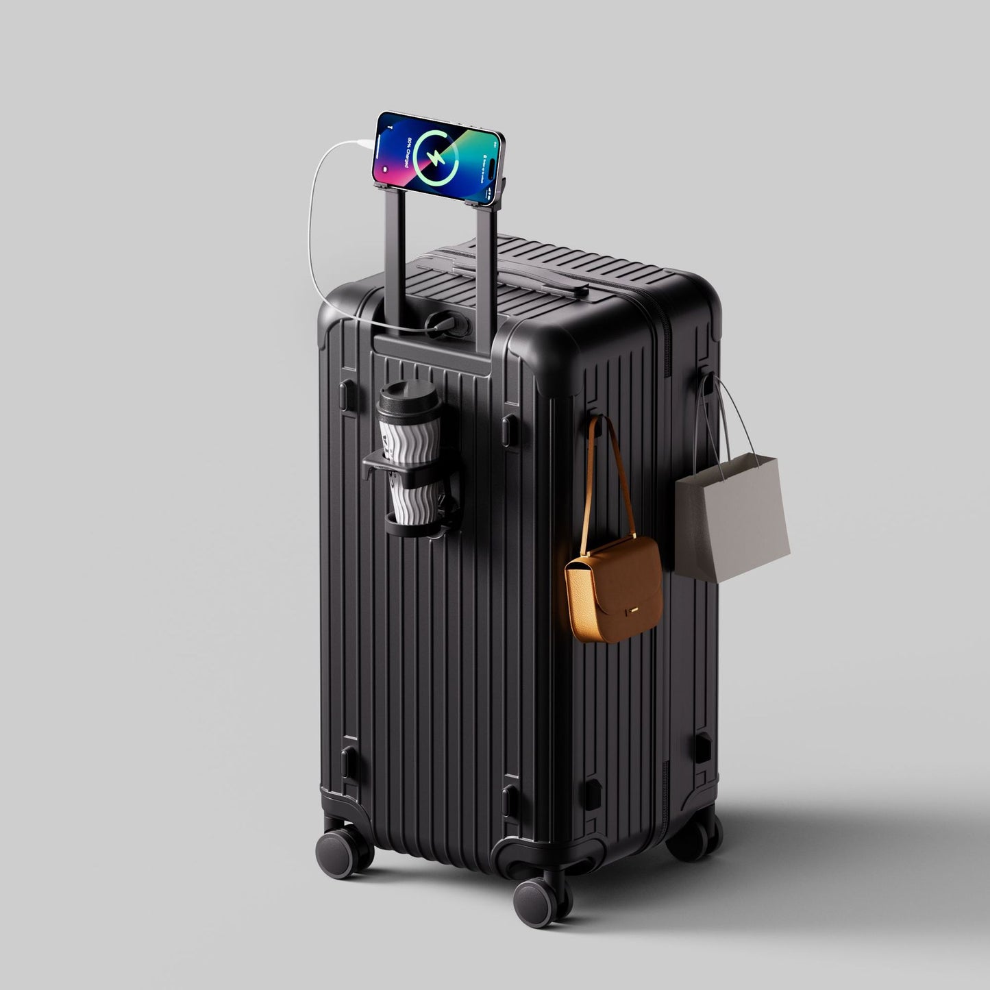 Smart Hartschalen-Reise-Trolley-Koffer