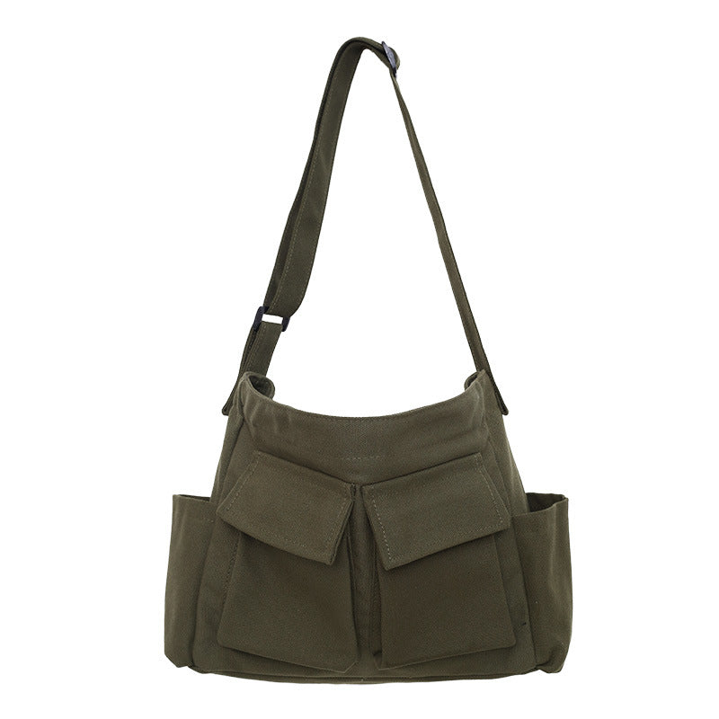 Multi-Taschen Freizeit Schultertasche Brehn