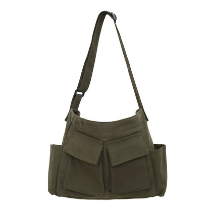 Multi-Taschen Freizeit Schultertasche Brehn