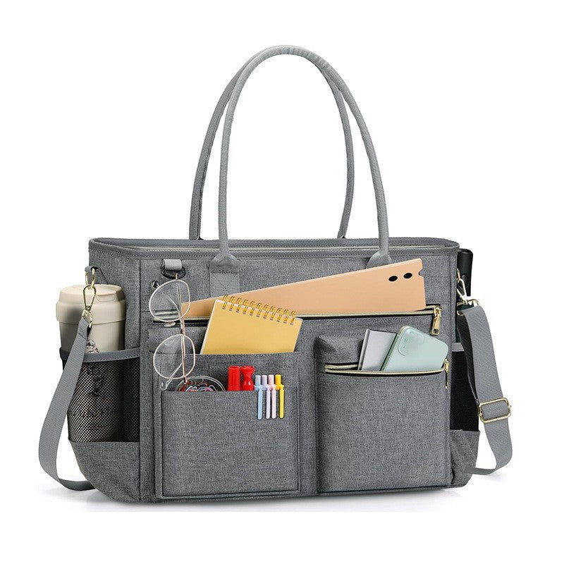 Multifunktionale Handtasche mit Strukturiertem Innenfächersystem Brehn