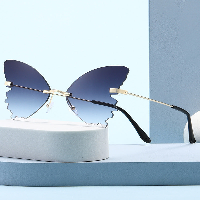 Damen Sonnenbrille im Schmetterlingsdesign mit UV-Schutz Brehn