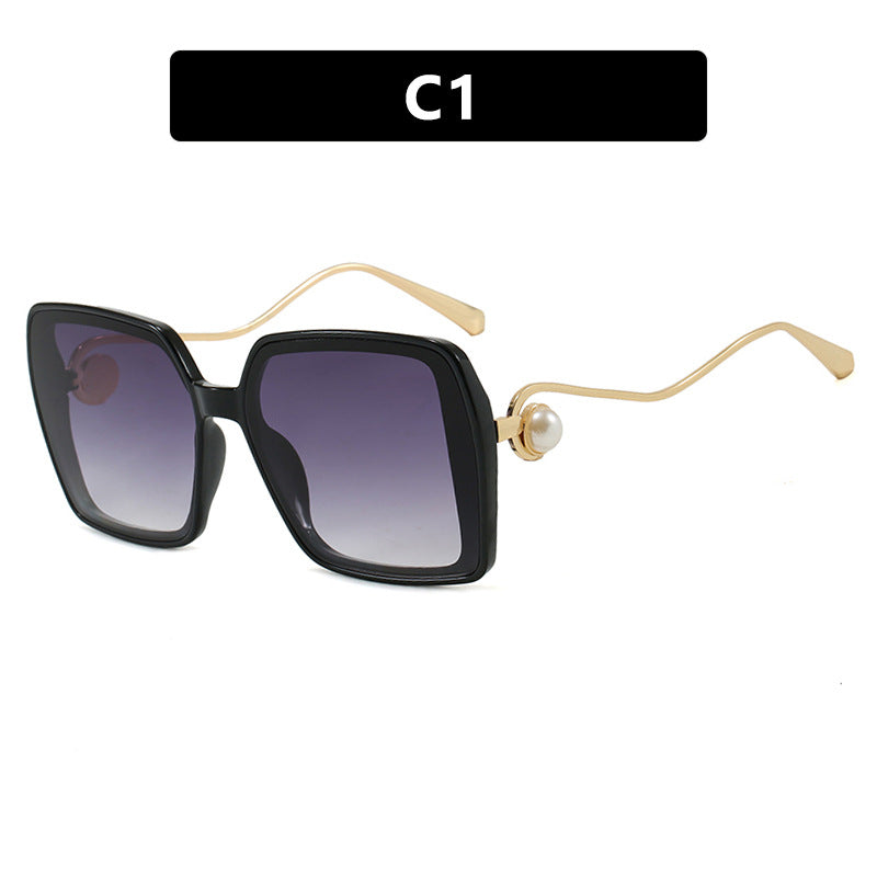 Damen modische quadratische Brille mit elegantem Metallrahmen und einzigartigen Akzenten Brehn