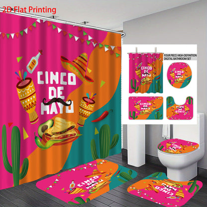 Cinco de Mayo-Themen Komplettes Badezimmer Set Brehn