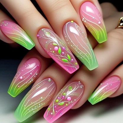 Dekorative Florale Nagelkunstverlängerungen Brehn 1789713480
