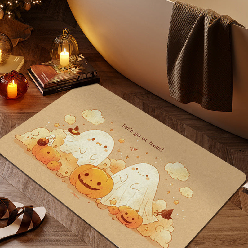 Fun Halloween-Themen Badezimmermatte