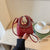 WoStylish Handgefertigte Leder Eimer Tasche Brehn