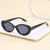 Damen elegante Retro-Sonnenbrille mit UV-Schutz Brehn