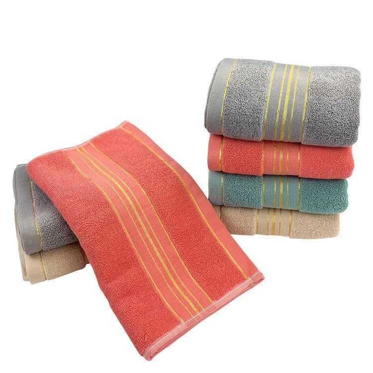 Frottee-Badetuch-Set Mit Eleganter Streifenbordüre Brehn