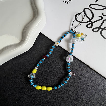 Blumenperlen Charm Halskette Brehn