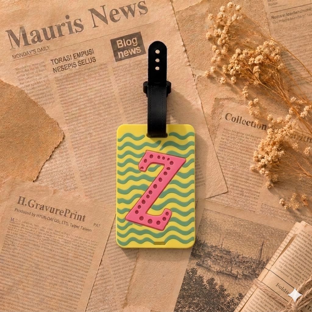 Personalisierter Alphabet Gepäckanhänger Brehn