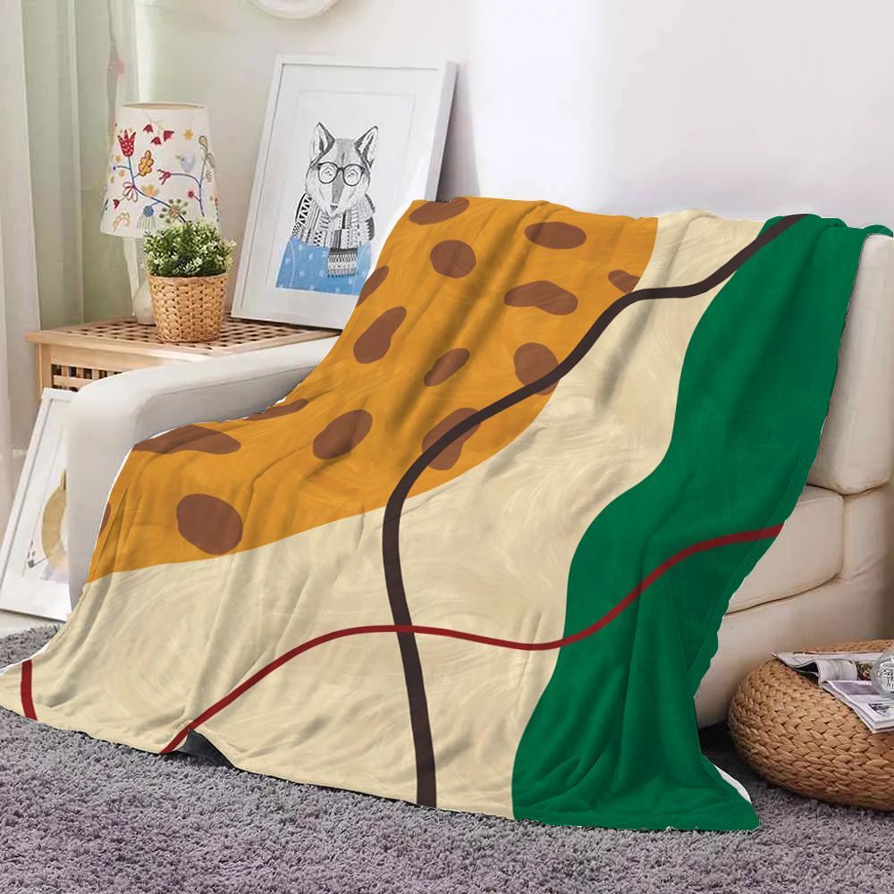Fun Food-Themen Fleece-Wurfdecke