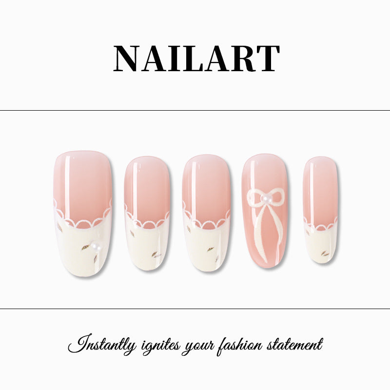 Elegante Press-On-Nagel Dekoration Brehn