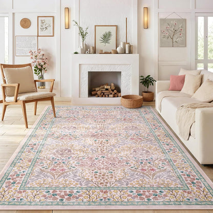 Floral Pattern Area Rug Brehn
