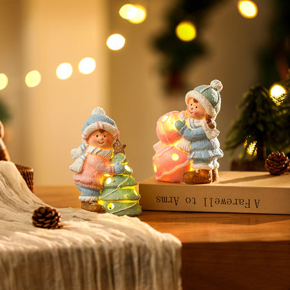 Dekorative Weihnachtsfigur im Schneemann-Design Brehn