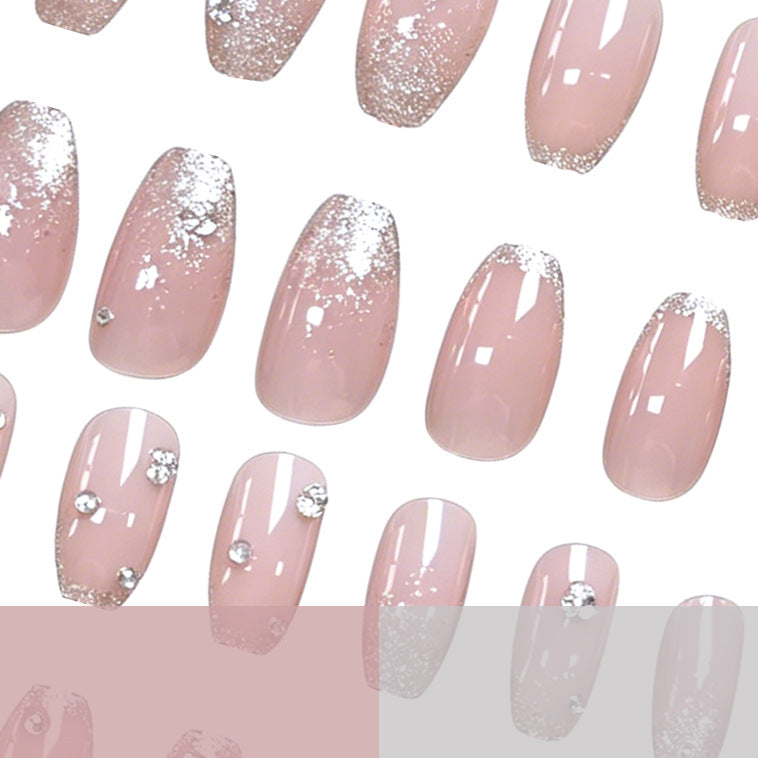 Glamouröse Rhinestone Marmor Nail Art Brehn