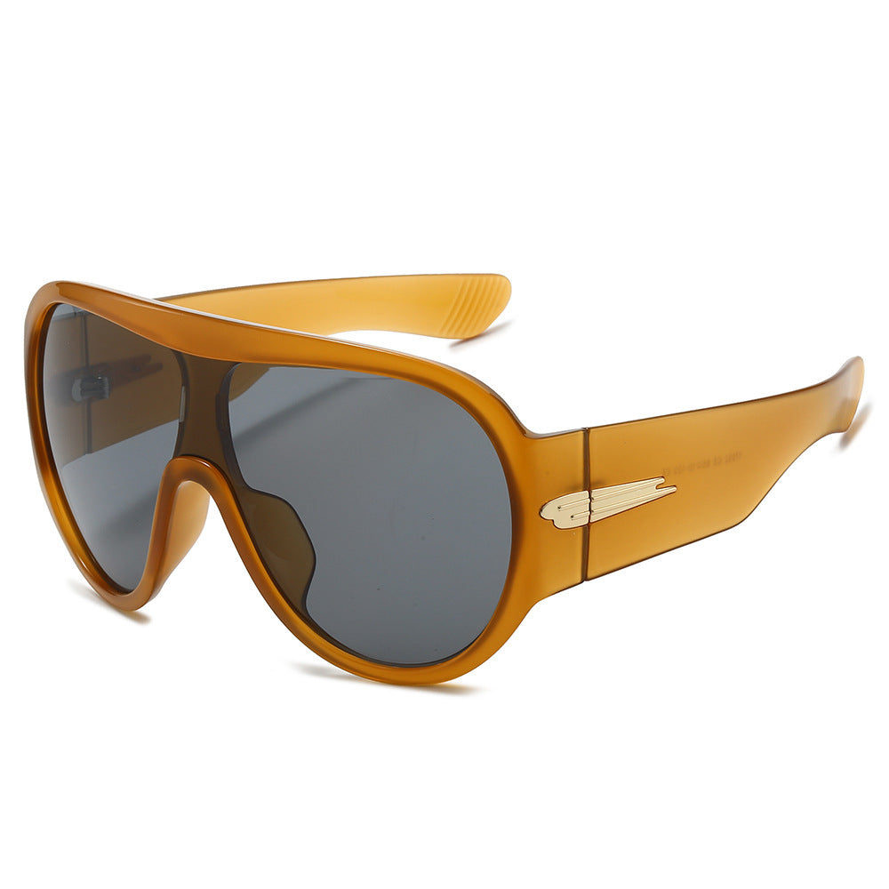 Oversized Retro Shield Sonnenbrille Brehn 1787812378