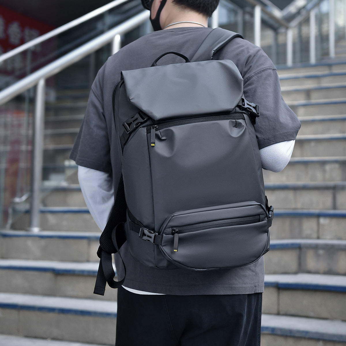 Vielseitiger Urban Wasserdichter Rucksack Brehn