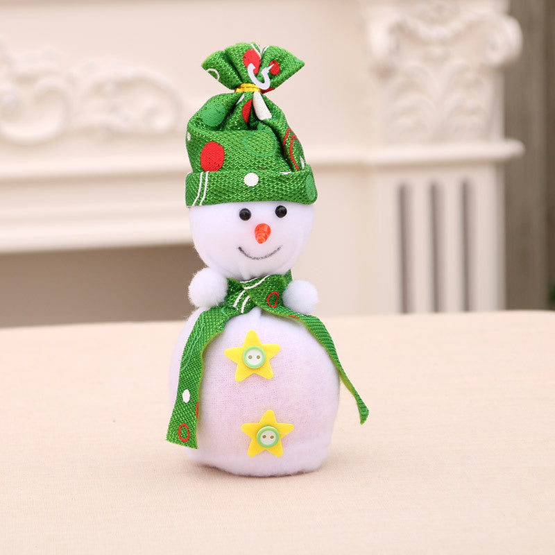Dekorative Plüsch-Schneemann-Figur Brehn