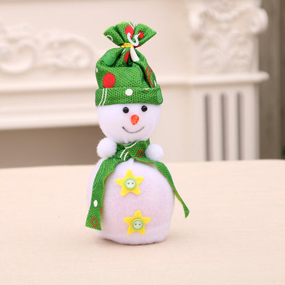 Dekorative Plüsch-Schneemann-Figur Brehn