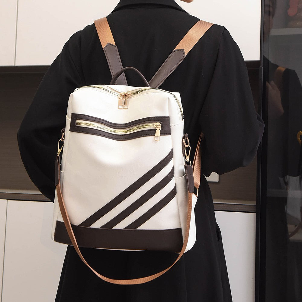 Modischer Leder Rucksack Brehn