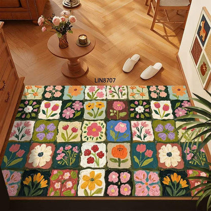 Blumenmuster Dekorative Fußmatte Brehn