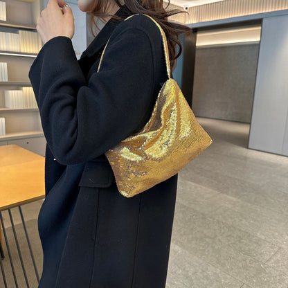 Schimmernde Pailletten Abend-Handtasche
